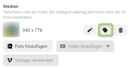 Anleitung: So fügst du Produktmarkierungen in Facebook-Beiträgen hinzu.