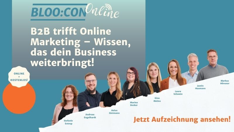B2BLOO:CON 2026 – B2B trifft Online Marketing – Wissen, das dein Business weiterbringt!